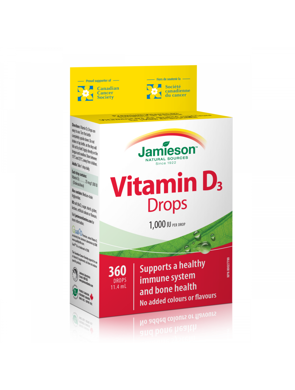 Jamieson Vitamin D 25 μg (1000 i.e.), kapljice JamiesonVitamins